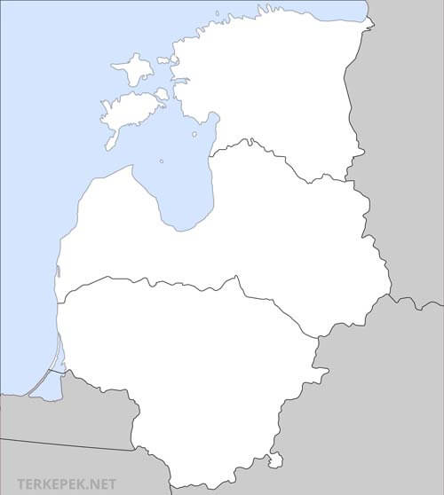 Baltikum vaktérkép
